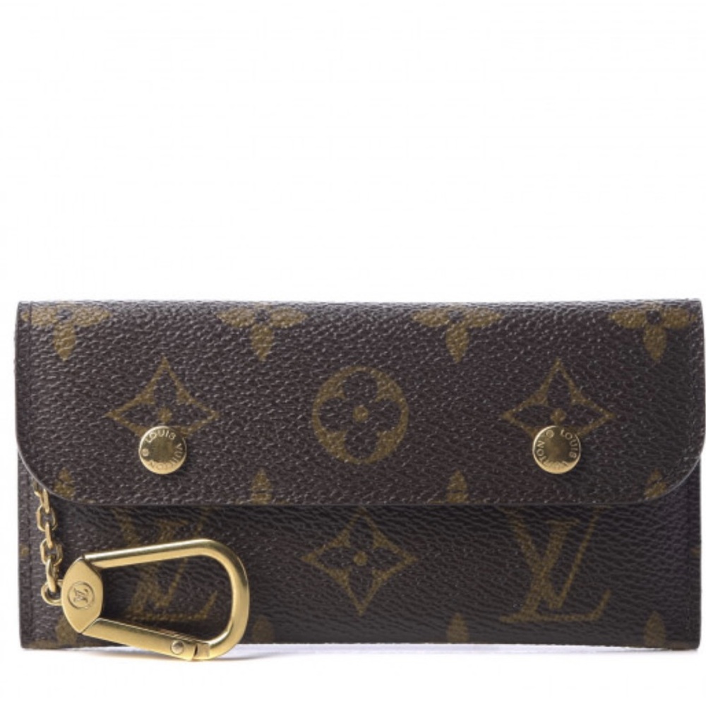 Louis Vuitton Brown Monogram Wallet key pouch